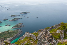 Insel Hinnøya. Berg Stortinden