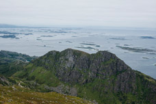 Insel Hinnøya. Berg Stortinden