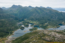 Insel Hinnøya. Aussichtspunkt Pundslett