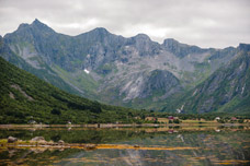 Lofoten. Insel Austvågøya. Morfjorden