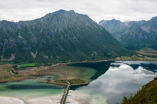 Lofoten. Insel Austvågøya. Grunnførfjorden
