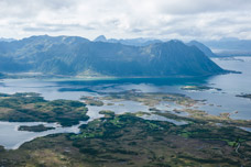 Lofoten. Insel Austvågøya. Sunnlandsfjorden
