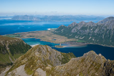 Lofoten. Insel Austvågøya. Berg Mathmora