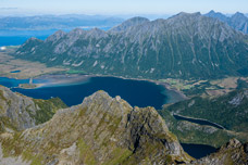 Lofoten. Insel Austvågøya. Berg Mathmora