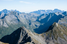 Lofoten. Insel Austvågøya. Berg Mathmora