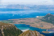 Lofoten. Insel Austvågøya. Berg Mathmora