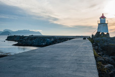 Lofoten. Insel Austvågøya. Fischerdorf Laukvik. Mole