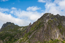 Lofoten. Insel Austvågøya. Berge Svolvær