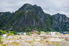 Lofoten. Insel Austvågøya. Svolvær. Berg Fløya
