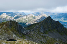 Lofoten. Insel Austvågøya. Svolvær Berge. Berg Blatinden