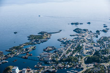 Lofoten. Insel Austvågøya. Svolvær Berge. Berg Blatinden