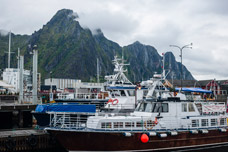 Lofoten. Insel Austvågøya. Stadt Svolvær