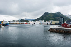 Lofoten. Insel Austvågøya. Stadt Svolvær
