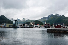 Lofoten. Insel Austvågøya. Stadt Svolvær