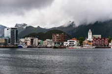 Lofoten. Insel Austvågøya. Stadt Svolvær
