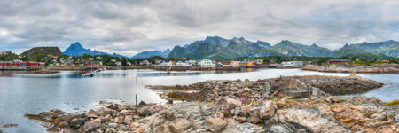 Lofoten. Insel Austvågøya. Kabelvåg. Mole