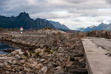 Lofoten. Insel Austvågøya. Kabelvåg. Mole