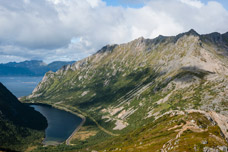 Lofoten. Insel Austvågøya. Berg Glomtinden