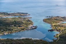 Lofoten. Insel Austvågøya. Berg Glomtinden