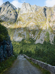 Lofoten. Insel Austvågøya. Wanderung zum Berg Glomtinden