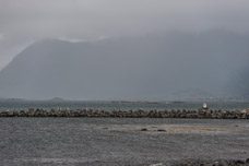 Lofoten. Vestvågøy. Fischerdorf Eggum. Gewässer