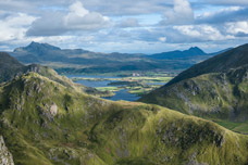Lofoten. Vestvågøy. Haukland