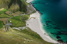 Lofoten. Vestvågøy. Haukland