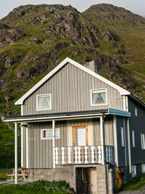 Lofoten. Vestvågøy. Dorf Utakleiv