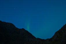 Lofoten. Vestvågøy. Nordlicht