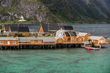 Lofoten. Moskenesøy. Reine. Insel Sakrisøya