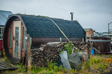 Lofoten. Moskenesøy. Moskenes. Sauna