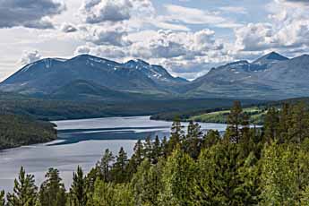 Rondane. Ausblick vom Atnsjøen