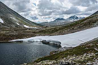 Rondane. Wanderweg: Bjørnholia-Rondvassbu
