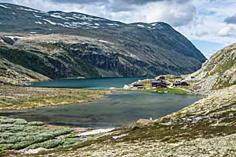 Rondane. Wanderweg: Bjørnholia-Rondvassbu