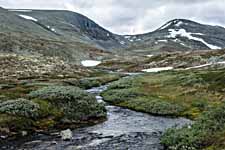 Rondane. Wanderweg: Bjørnholia-Rondvassbu
