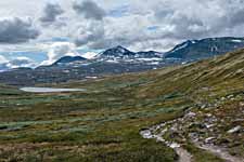 Rondane. Wanderweg: Bjørnholia-Rondvassbu
