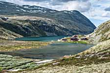 Rondane. Wanderweg: Bjørnholia-Rondvassbu