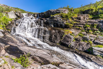 zum Berg Keipen. Fluss Keipelva