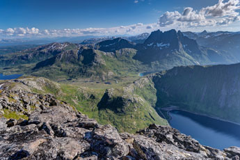 am Berg Grytetippen. Blick nach Süden