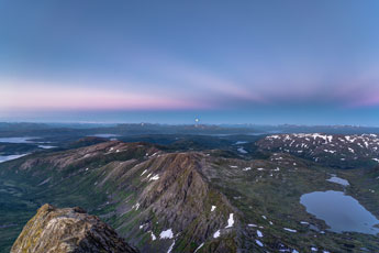 am Berg Breitinden. Vollmond