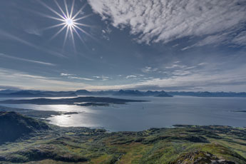 zum Berg Lonketind. Blick nach Südosten