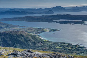 am Berg Lonketind. Blick nach Osten
