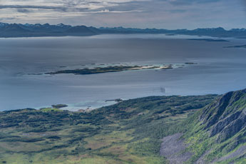am Berg Lonketind. Blick nach Süden