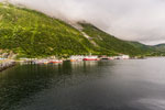Fischerdorf Husøy. Insel Senja