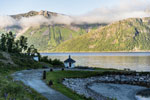 Fjordgård. Purkneset. Insel Senja