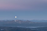 am Berg Breitinden. Vollmond