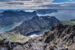 am Berg Kvænan. Blick nach Süden
