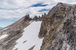 Blick zum Berg Kvænan