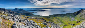 am Berg Lonketind. Blick nach Süden