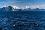 Blick zum Gebirge Kvænan